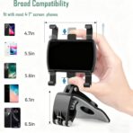 Universal Car Phone Holder Mount,360 Degrees Rotation Dashboard Phone Holder [Upgrade Clip Never Fall],car Phone Mount for iPhone,Samsung,Google,Nokia,and 4 to 7" Smartphones(1) - Image 5