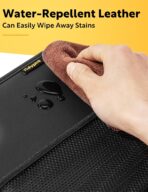 Car Seat Organizer, Front Seat Organizer, Collapsible Car Organizer and Storage for Backseat and Passenger Seat, Big Capacity with Elastic Bands can Hold Cups, Car Travel Essentials for Kids - Image 5