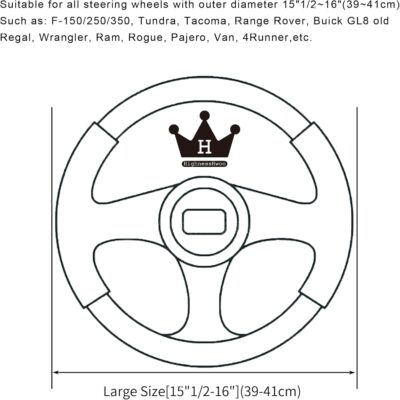 HighnessHwoo 3D Car Steering Wheel Cover Comfort Grip Massage Sporty Anti-Slip Carbon Fiber Faux Leather for F150, Trucks, Jeep, Van, Car Handle Covers for All Seasons, 15.2-16in, Green - Image 5