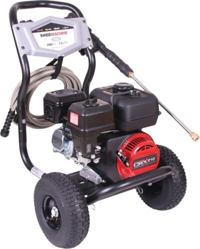 Simpson 3400 PSI Gas Pressure Washer, 2.5 GPM Residential Power Washer, Cold Water, 25' Hose, Clean Machine, 49-State Compliant (CM61083) - Image 12