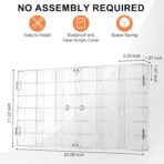 Display Case for Hot Wheels Diecast Cars - Acrylic Showcase & Storage Organizer - No Assembly Required for Matchbox, Collectible Cars & Model Vehicles (1, 11“ x 20”) - Image 3