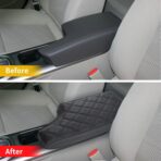 GIANT PANDA Custom Car Center Console Cover Armrest Cover for 2018-2023 Subaru Crosstrek,Waterproof Faux Leather Middle Console Cover Arm Rest Lid Cover Protector, Black - Image 4