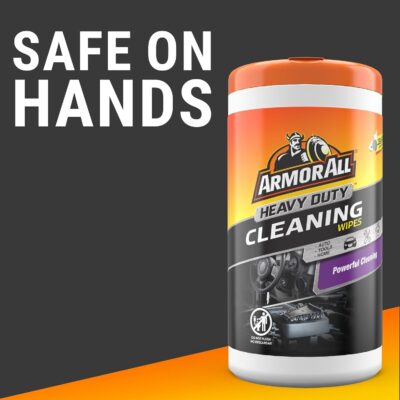 Armor All Heavy Duty Cleaning Wipes, Disposable Car Wipes (75 Count) - Image 7