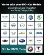 OTTOCAST Mini Edge 2025 Wireless Carplay Adapter & Android Auto Wireless Adapter for Apple iPhone Samsung Android Phone 2-in-1, USB Car Accessories, 5 GHz Wi‑Fi Bluetooth 5.0 Voice Control Plug & Play - Image 9