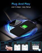 Wireless CarPlay Adapter, Converts Wired CarPlay to Wireless, Plug and Play CarPlay Wireless Adapter, Auto Connect Easy Setup Fit for Cars from 2016 and iPhone iOS 10+, Dark Grey - Image 5