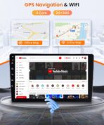 4Core 2G+64G Android 13 Car Radio for Ford Escape 2007-2012/Mazda Tribute 2007-2012, Rimoody Car Stereo Wireless Carplay Android auto GPS Navigation 5G-WiFi Bluetooth 5.0 9 Inch Screen Backup Camera - Image 3