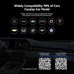 Wireless CarPlay Adapter with YouTube Netflix TikTok, Carplay Ai Box Wireless Carplay & Android Auto, WiFi Bluetooth and HDMI Output, Only for Cars with Wired CarPlay &Wired Android Auto - Image 5