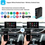 Wireless CarPlay Android Auto Mirroring Upgrade Retrofit Kit, USB Stick Playback, Compatible with Audi A6 A7 C7 2012-2015 with MMI 3G+ Version - Image 4