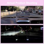 AZIJYV Heads Up Display for Cars C3, Obd2 Gauge Display with Speed, Water Temperature, Fuel Consumption, Overspeed Alarm, Specular Projection Car Speedometer Display Suitable for All Cars - Image 6