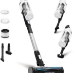 LEVOIT Cordless Vacuum Cleaner, Stick Vac with Tangle-Resistant Design, Up to 50 Minutes, Powerful Suction, Rechargeable, Lightweight, and Versatile for Carpet, Hard Floor, Pet Hair, LVAC-200