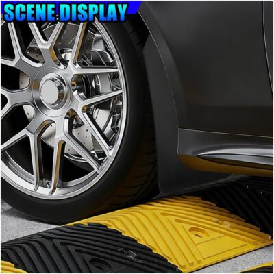 Craedli 4PCS Universal Car Mud Flaps Set, Flexible Bendable Mudguard Automotive Front & Rear Splash Guards with Screws, Vehicle Exterior Protection Accessories for SUV, Truck, Pickup, Off-Road (Black) - Image 5