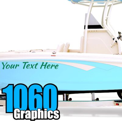 Custom Vinyl Boat Numbers & Letters (Two Decals) Marine Lettering Stickers - Image 24