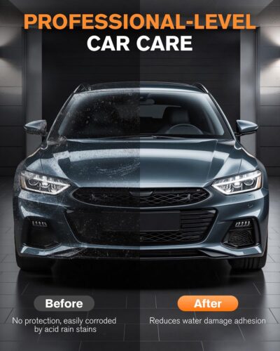 Brushless Cordless Car Buffer Polisher for Car Detailing, 15mm Dual Action, Compatible with DeWalt 20V MAX (Tool Only), 5-Speed Control, Includes 5-inch Polishing Pads & Accessories - Image 8