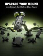 Bracketron X-Lock Heavy-Duty Car Phone Holder Mount for Truck - Phone Holders for Your Car with 4-Point XGrip Security for Windshield & Dash - Compatible with iPhone & Android - Image 5