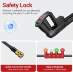 Electric Pressure Washer, 2.5 GPM Power Washer with Foam Cannon, Electric High Pressure Washer with 4 Quick Connect Nozzles for Cars, Driveways, Fences, Patios, Home Cleaning - Image 5