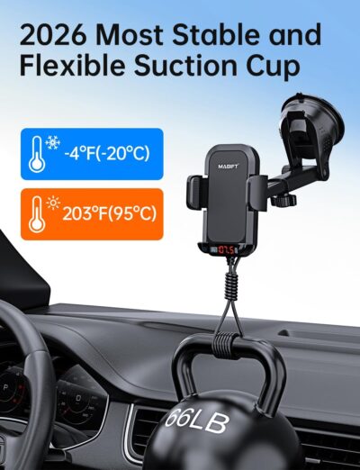 Bluetooth Car Adapter 3 in 1 FM Transmitter Car Radio Bluetooth Transmitter with Phone Holder, PD 36W Fast Charging, Strong Microphone, HiFi Bass Sound, Hands-Free Call, Support USB/TF Drive - Image 7