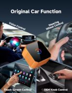 Aimoon 2026 Upgraded Wireless CarPlay Adapter for iPhone＆Android, Car Play Mini Wired to Wireless Adapter for CarPlay ＆Android Auto Plug and Play Stable Connection & No Latency for iPhone iOS 10+ - Image 5