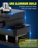 Quick Release Universal Hood Ditch Light Mounting Brackets, Dual Mount Options with 5-Point Lockdown Base CNC Aluminum Adjustable LED Pod Light Mount Kit 2PCS - Image 6