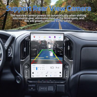 15.6 Inch Touch Screen Android Car Radio for GMC Sierra Chevrolet Silverado 2019 2020 2021 2022 2023 Head Unit Wirless Carplay GPS Navigation Screen Upgrade Multimedia Player Android Auto - Image 6