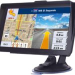 7-Inch HD Touchscreen GPS Navigator for Car, Truck & RV with 2025 Maps (Free Lifetime Updates), Voice Turn-by-Turn Guidance, Speed & Red Light Camera Alerts, Custom Truck Routing