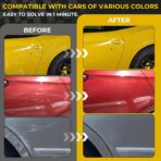 NUAN Car Scratch Remover Wax, Universal Premium Polishing Compound for Deep Scratches, 4 fl oz (120 ML), with Sponge and Cloth,White,NUAN scratch removal wax - Image 4