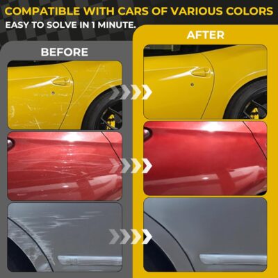 NUAN Car Scratch Remover Wax, Universal Premium Polishing Compound for Deep Scratches, 4 fl oz (120 ML), with Sponge and Cloth,White,NUAN scratch removal wax - Image 4