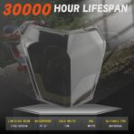 PowerMotor Dirt Bike Headlight,Motorcycle 4 LED Headlight Wick For Universal EXC 300 XC XCF XCW 150 250 350 450 Accessories Headlamp Moto Enduro Motocross - Image 5