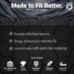 Car Covers Scratch Resistant Indoor Truck Cover with Warranty Compatible with Chevrolet 1947-1955 Advance Design Regular Cab- Black Satin Ultra Soft Material Cover Accessories - Image 6