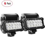 Nilight - 4PCS 36W 6.5 Inch Flood LED Light Bar Off Road Super Bright Driving Fog Boat Driving LED Work Light for Jeep - Image 9