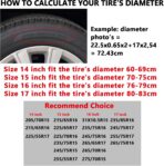 Retro American Flag Spare Tire Cover Fit for Jeep RV Truck SUV Travel Camper Trailer 14",15",16",17",Waterproof and Dustproof Protection Tires(14" for Diameter 23"-27"/58.42-68.58cm) - Image 7