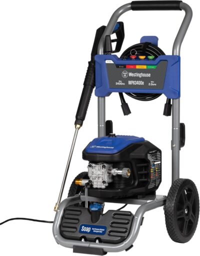 Westinghouse WPX3400e Electric Pressure Washer, 3400 Max PSI and 2.0 Max GPM, Brushless Motor, Onboard Soap Tank, Spray Gun and Wand, 5 Nozzle Set, for Cars/Fences/Driveways/Homes/Patios/Furniture - Image 8