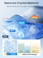 DMJN Car Window Shades for Baby (100% Efficient Block UV & Scorching Sun) Car Privacy Shades for Side Windows,Easy to Install,Nano Ice-Crystal Coatings-Universal Fit (Large),2 Pack - Image 3