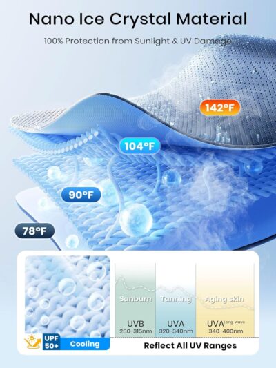 DMJN Car Window Shades for Baby (100% Efficient Block UV & Scorching Sun) Car Privacy Shades for Side Windows,Easy to Install,Nano Ice-Crystal Coatings-Universal Fit (Large),2 Pack - Image 3