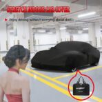 Indoor Car Cover for Porsche 911 928 718,Car Cover Indoor Soft for 911 with Storage Bag,Stretch Full Cover Protection for Auto Dust-Proof,Underground Garage,Car Show - Image 7