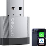 OTTOCAST Mini Nova 2 in1 Wireless CarPlay Android Auto Adapter 2026, Plug & Play USB Dongle, Fast Auto Connect, 5GHz Stable Connection, for OEM Wired CarPlay/Android Auto Cars