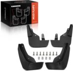 A-Premium Mud Flaps Compatible with Chevrolet Tahoe, Suburban & GMC Yukon, Yukon XL, 2021 2022 2023, No Drilling Required Mud Guards with Hardware Accessories, Set of 4 Front and Rear