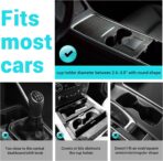 Larger Cup Holder Tray, 10 inch Car Food Tray for Eating, Detachable 3 in 1 Car Cup Holder Expander and 360° Rotating Car Cup Holder Tray Table with Phone Holder, Road Trip Essentials - Image 6