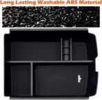 JOJOMARK for VW Atlas and Cross Sport Accessories Center Console Organizer 2018 2019 2020 2021 2022 2023 Insert ABS Armrest Box Secondary Storage (Not fit for 2024) - Image 4