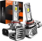 SEALIGHT 9005 Fog Bulbs 60000LM 130W 2024 Edition, Wireless 9005 HB3 LED Bulb for Powersports & ATVs, 6500K Wireless 10 Years Lifespan Powersports Accessory Lights, Pack of 2