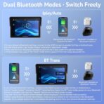 5" Motorcycle CarPlay Wireless for Apple CarPlay & Android Auto,W522 Car Play Motorbike Waterproof Touch Screen with Dual Bluetooth,GPS Navigation,Siri/G-Assist,EQ,USB/Hardwired Power Supply - Image 4