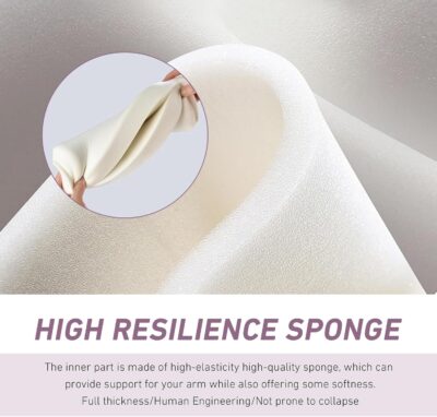 Car Armrest Box Mat, Car Console Organizer with Center Console Cup Holder, 13.78 x 7.87 x 3.15 in Armrest Pad, Universal for Most Vehicles (Black) - Image 3