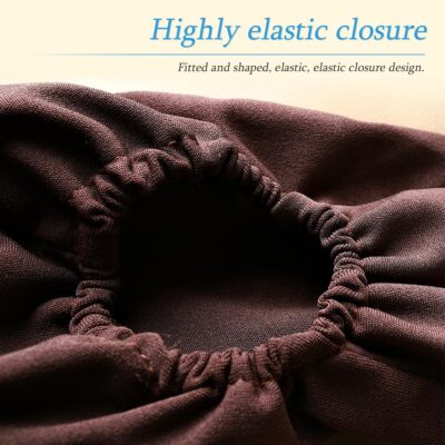 AUCELI 2 Pcs Car Front Seat Armrest Covers, Cloth Fabric Armrest Protectors, Direct Replacement Center Console Lid Armrest Cover Skin, Universal Accessories for Car, SUV, Truck and Van - Image 4