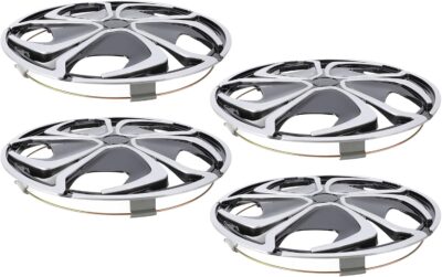 Asixxsix Wheel Hub Caps, 14 Inch Universal Fit ABS Car Wheel Covers Set of 4 with SnapOn Installation for Cars Trucks SUVs Steel Wheels - Image 3