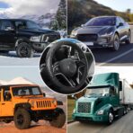 Car Steering Wheel Cover, 14.96" Leather Anti-Slip Vehicle Steering Wheel Protector with Fish Scale Graphic Grip, Automobile Interior Protection, Universal for Sedan Truck SUV (Black) - Image 6