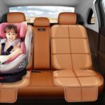 Meolsaek Car Seat Protector for Child Car Seat, Durable 600D Fabric Waterproof Car Seat Cover with Thick Pad Non-Slip Backing，No Imprints (Tan-1 pc) - Image 6