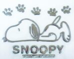 Basic Standard Snoopy Emblem Sticker 3D 3D Car Custom Decoration Character Stylish Cute Snoopy Nap
