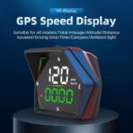 ARTILAURA Digital Speedometer Car HUD Head Up Display MPH KM/H, Overspeed Alarm, Compass, Altimeter and Fatigue Driving Reminder Automatic Photosensitive Plug-and-Play for All Vehicle - Image 3