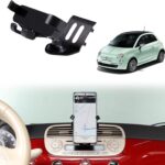 Car Air Vent Cell Phone Holder Compatible with Fiat 500 2010-2015 for Dashboard Air Vent Car Phone Holder Adjustable 360 Rotation Vent Clip Fits for All Smartphones