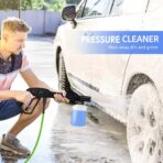 Pressure Cleaner 5000 PSI 2.8 GPM High Power Cleaners with 33ft Pressure Hose, 4 Nozzle and Foam Cannon, for Home, Cars, Fences, Patio (Green) - Image 9