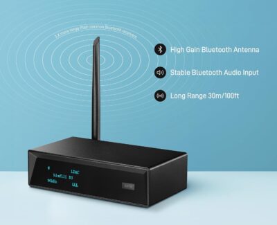 B3 Professional XLR Bluetooth v5.1 Music Receiver, LDAC & aptX HD Streamer, Built-in ESS DAC, Analog RCA, Digital Optical and COAXIAL Outputs, for Audio Mixer, DJ Speakers & PA System - Image 6